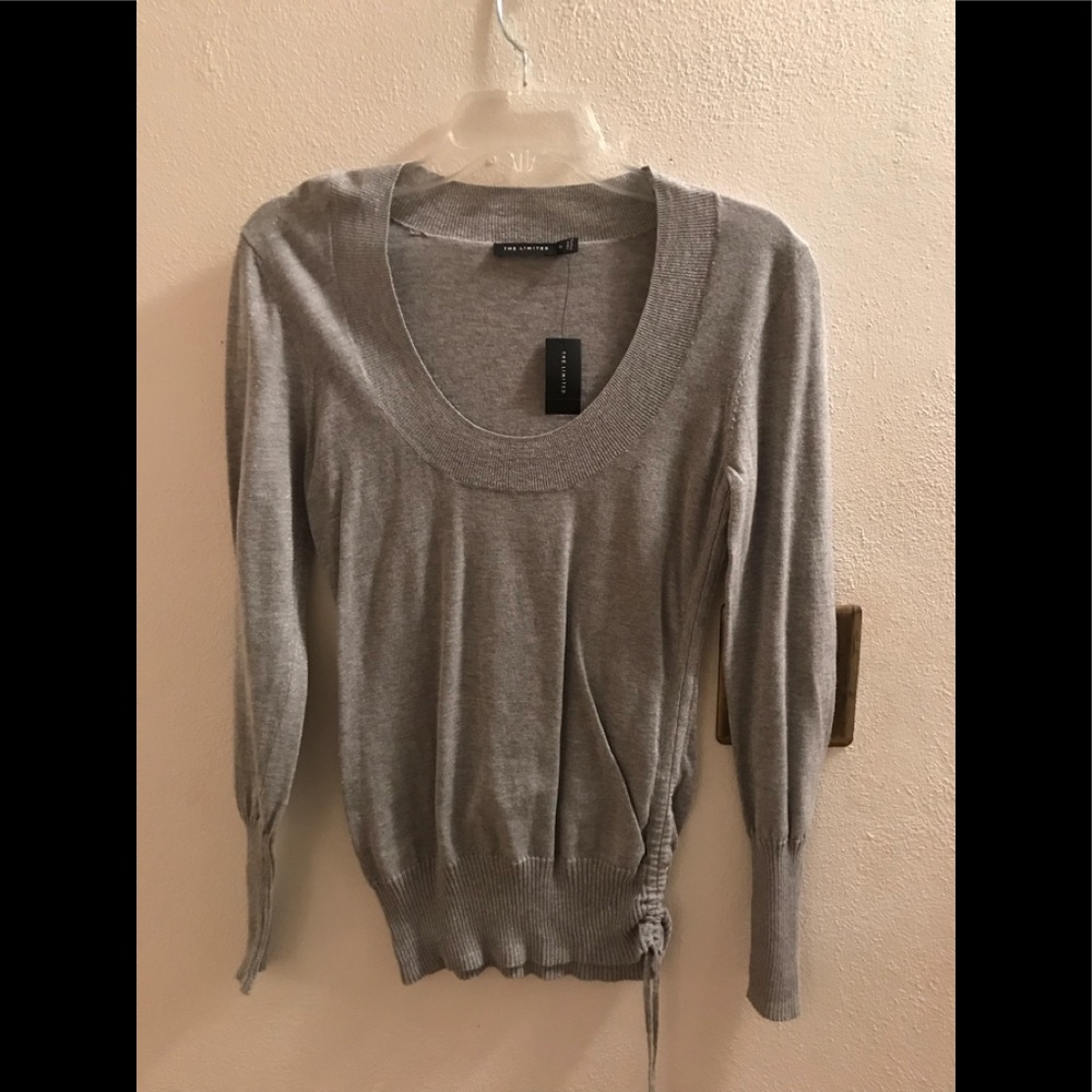 The Limited silver sparkle sweater